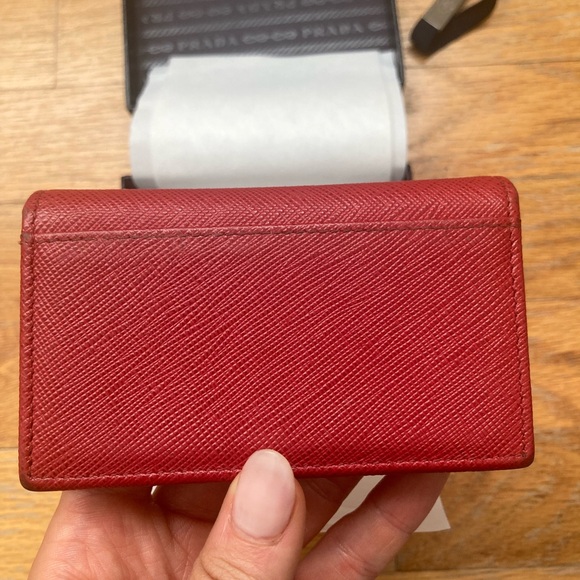 Prada Saffiano Leather Card Holder - Picture 5 of 11